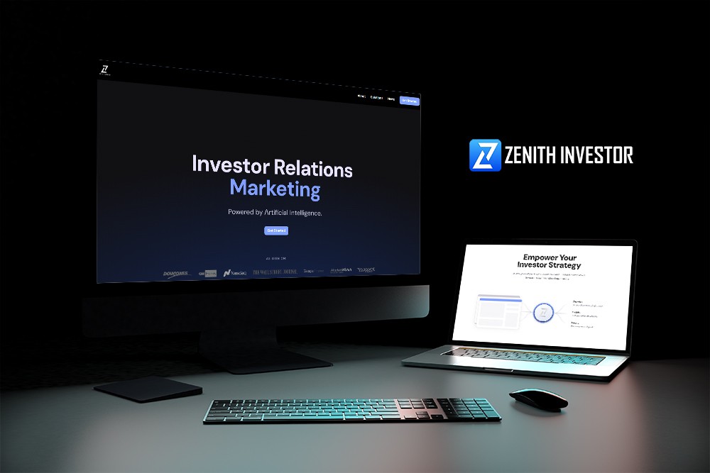 Zenith Investor website design by Revneo